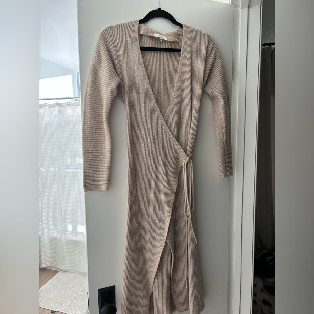 Vince Ribbed Sweater Dress